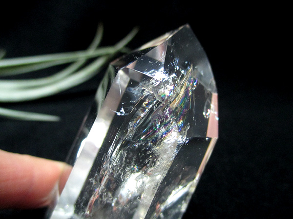 天然水晶 レインボークォーツ ポイント 天然石専門店【鬮石】 天然石 ...