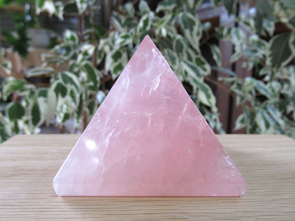 ローズクォーツ ピラミッド 紅水晶 天然石専門店 販売/鬮石