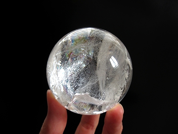 ミナスジェライス州 コリント産 レインボークォーツ 天然水晶丸玉/通販