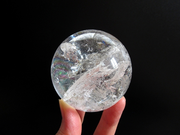 ミナスジェライス州 コリント産 レインボークォーツ 天然水晶丸玉/通販