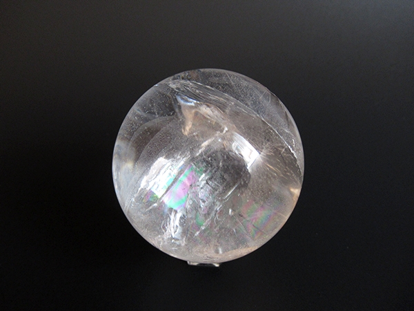 コリント産 レインボークォーツ 水晶 丸玉 ミナスジェライス州