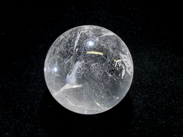 高品質】 天然水晶 レインボークォーツ（虹入り） 丸玉 ブラジル産