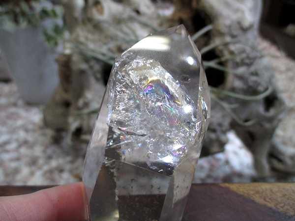 天然水晶 レインボークォーツ ポイント 天然石専門店【鬮石】 天然石 ...