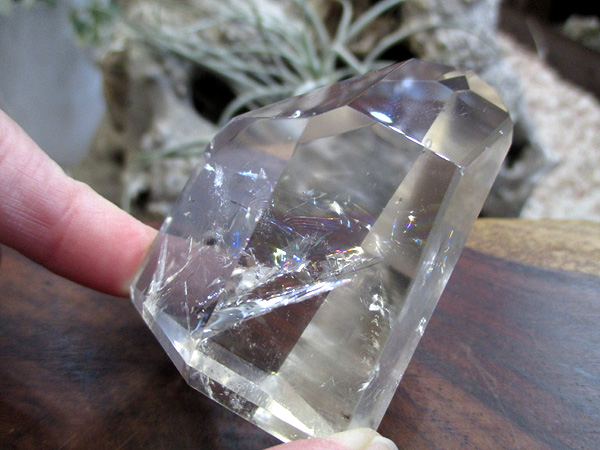 天然水晶 レインボークォーツ ポイント 天然石専門店【鬮石】 天然石 ...