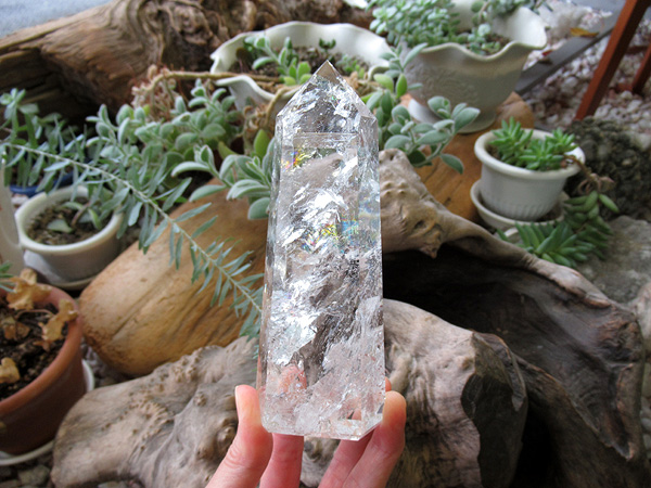 レインボースタッデッドクォーツ/天然水晶ポイント/トカンティンス州産/通販/販売 | 天然石専門店