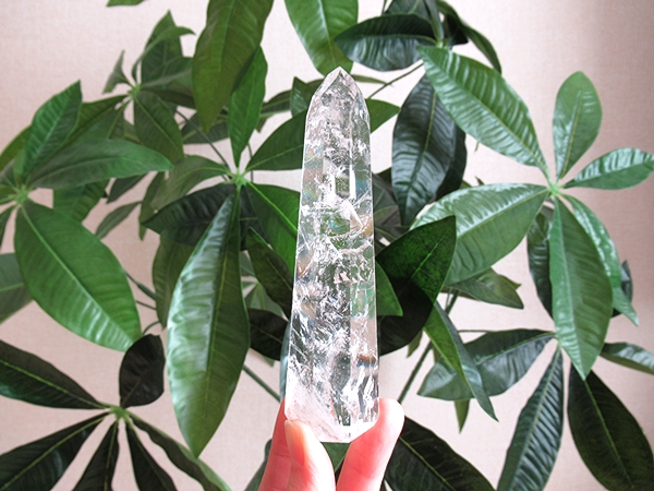 レインボースタッデッドクォーツ ポイント トカンティンス州産