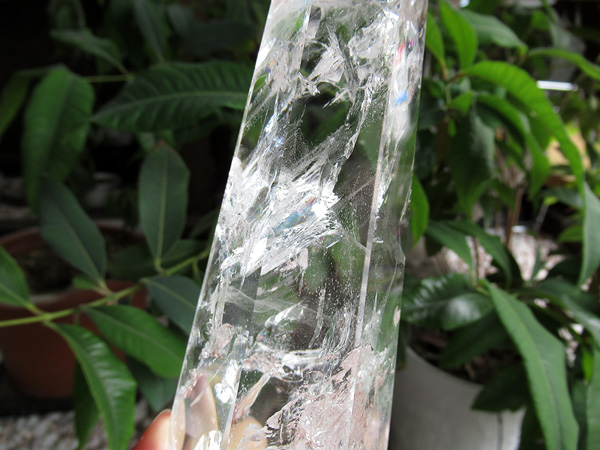 レインボースタッデッドクォーツ/天然水晶ポイント/トカンティンス州産/通販/販売 | 天然石専門店