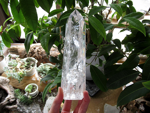 レインボースタッデッドクォーツ/天然水晶ポイント/トカンティンス州産/通販/販売 | 天然石専門店