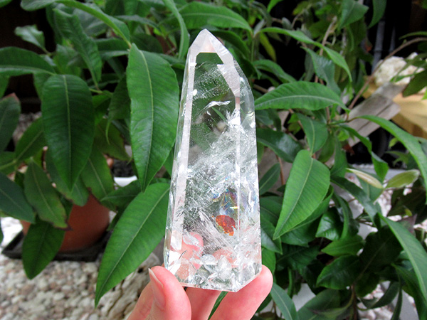 レインボースタッデッドクォーツ/天然水晶ポイント/トカンティンス州産/通販/販売 | 天然石専門店