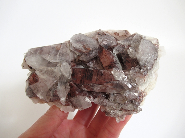 リチウムレッドファントム 水晶 クラスター 原石 ミナスジェライス州