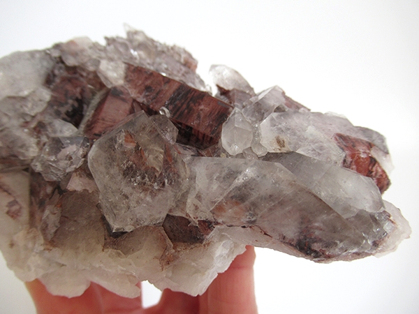 リチウムレッドファントム 水晶 クラスター 原石 ミナスジェライス州