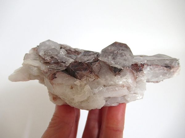 リチウムレッドファントム 水晶 クラスター 原石 ミナスジェライス州