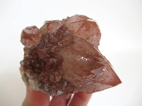 水晶 レッドファントム クラスター 原石 リチウム レッドファントム 水晶 クラスター 原石 | 天然石専門