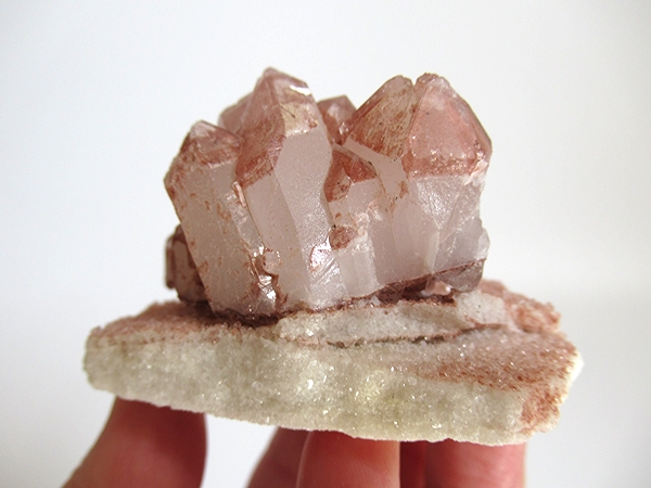 希少❣️ ザンビア産 高品質 幻影水晶 レッドファントム クラスター 赤