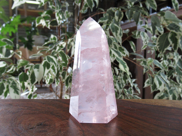 ローズクォーツ ポイント 紅水晶 天然石専門店 販売/鬮石