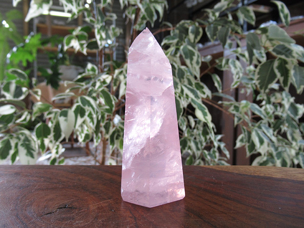 ローズクォーツ ポイント 紅水晶 天然石専門店 販売/鬮石