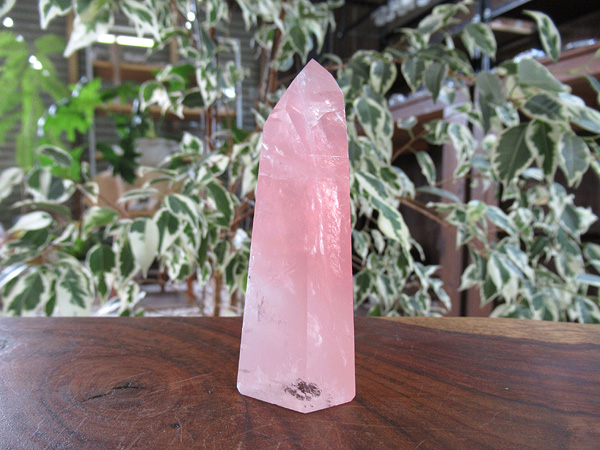 ローズクォーツ ポイント 紅水晶 天然石専門店 販売/鬮石