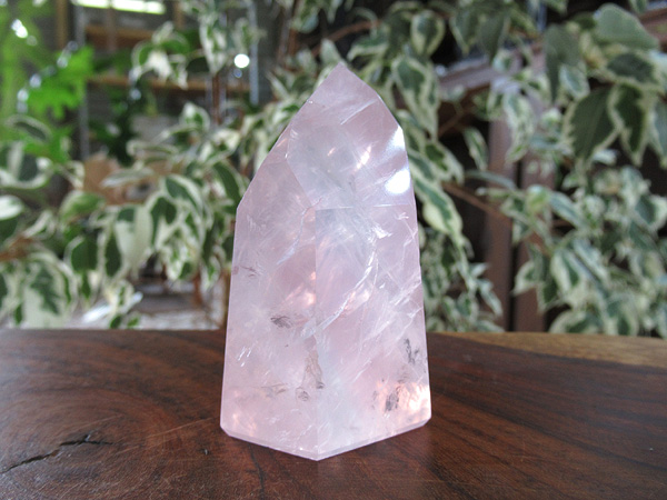 ローズクォーツ ポイント 紅水晶 天然石専門店 販売/鬮石