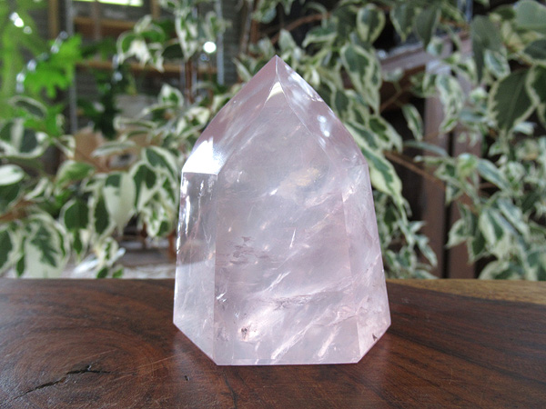 ローズクォーツ ポイント 紅水晶 天然石専門店 販売/鬮石