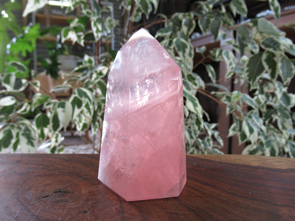 ローズクォーツ ポイント 紅水晶 天然石専門店 販売/鬮石