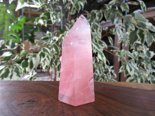 ローズクォーツ ポイント 紅水晶 天然石専門店 販売/鬮石