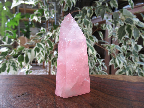 ローズクォーツ ポイント 紅水晶 天然石専門店 販売/鬮石