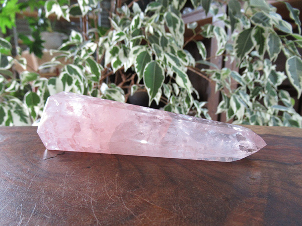 ローズクォーツ ポイント 紅水晶 天然石専門店 販売/鬮石