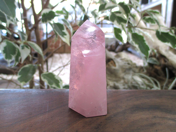 ローズクォーツ ポイント 紅水晶 天然石専門店 販売/鬮石