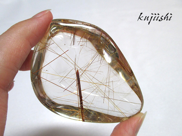 ルチルクォーツ ポリッシュ 【鬮石（くじいし） kujiishi】