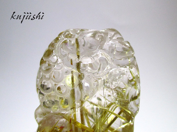 ♦中国美術 天然石 鉱物 手彫り蛙に玉文様 文鎮ルチルクォーツ 置物飾り 骨董品 ♢中国美術 天然石 鉱物 手彫り蛙に玉文様 文鎮ルチルクォーツ 置物