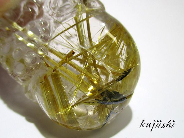 ルチルクォーツ　天然石　金銭蛙　財運 楽天市場】【高品質 一点物 大玉 13mm】ルチルクォーツ