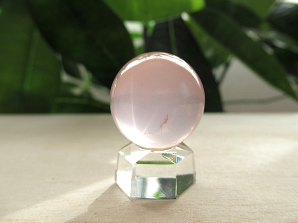 スターローズクォーツ 丸玉 紅水晶 マダガスカル産 天然石