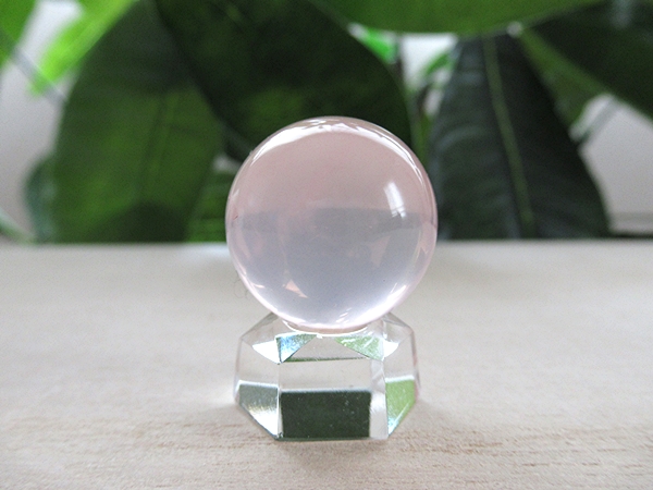 スターローズクォーツ 丸玉 紅水晶 マダガスカル産 天然石