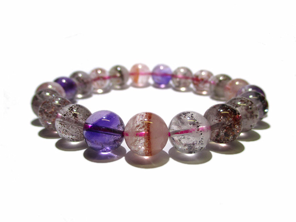 天然石ブレスレット⑦ スーパーセブンブレスレット9.5mm玉 super seven/パワーストーン