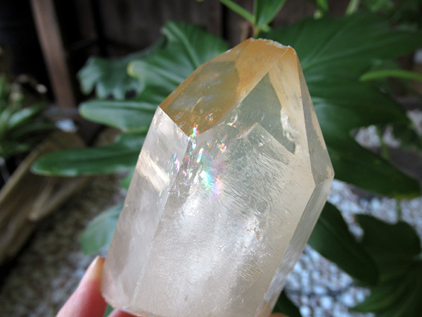 タンジェリーナクォーツ 水晶 原石 ブラジル産