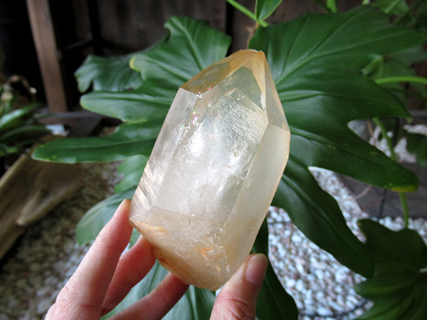 タンジェリーナクォーツ 水晶 原石 ブラジル産