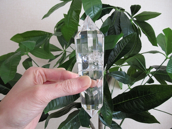 ブラジル トカンティンス州産 ヴォーゲルワンド 両剣水晶 ダブル