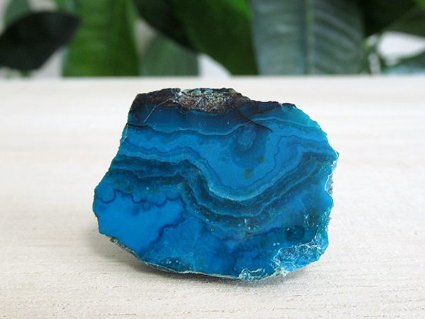 アメリカ アリゾナ州 クリソコラ スライス 原石 ポリッシュ | 天然石