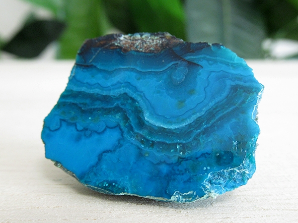 アメリカ アリゾナ州 クリソコラ スライス 原石 ポリッシュ