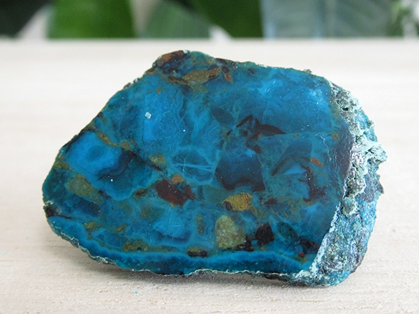 アリゾナ州 USA クリソコラ スライス 原石ポリッシュ 天然石