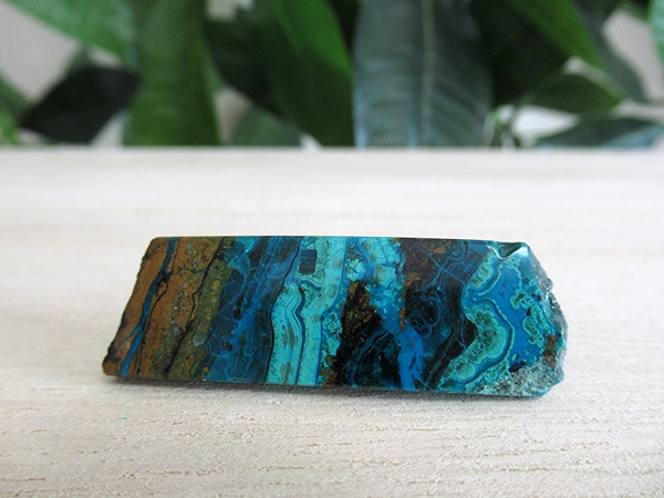 アリゾナ州 USA クリソコラ スライス 原石ポリッシュ 天然石