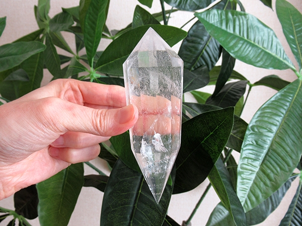 コリント産 ミナスジェライス州 ヴォーゲルワンド 両剣水晶 ダブルポイント