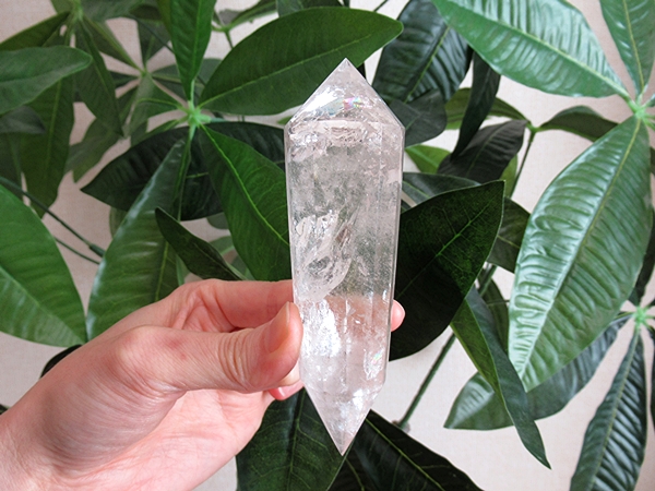 コリント産 ミナスジェライス州 ヴォーゲルワンド 両剣水晶 ダブルポイント