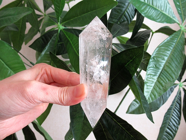 コリント産 ミナスジェライス州 ヴォーゲルワンド 両剣水晶 ダブルポイント