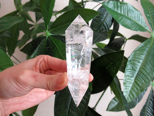 コリント産 ミナスジェライス州 ヴォーゲルワンド 両剣水晶 ダブルポイント