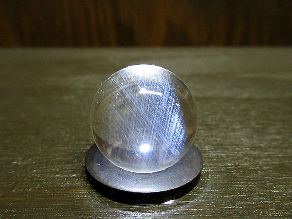 ブルーハイダウェイクォーツ 丸玉 約22mm エンジェルラダー 天然水晶