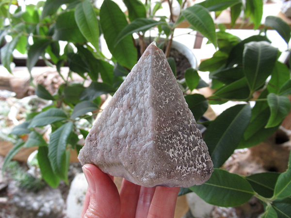 トラピッチェ アメジスト キャンドルクォーツ 原石 スライス