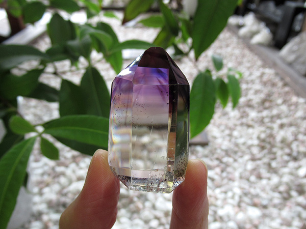 アメジストエレスチャル ポイント マダガスカル産 紫水晶