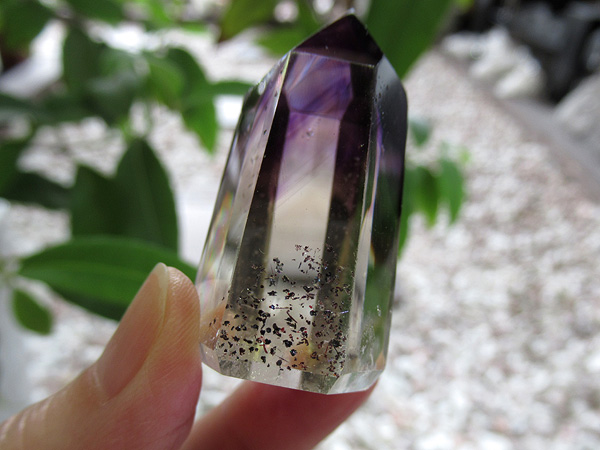 アメジストエレスチャル ポイント マダガスカル産 紫水晶