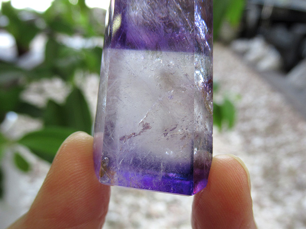 アメジストエレスチャル ポイント マダガスカル産 紫水晶